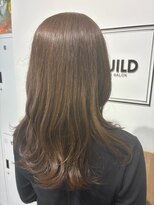 ギルド 東久留米店(GUILD)&nbsp;ツヤ感ロングレイヤーで大人の抜け感