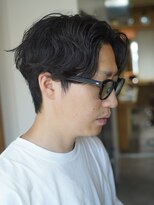 クオル キャスト 神戸三宮(QOL×cast)&nbsp;大人毛流れニュアンスフェザーパーマ