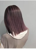ピンクラベンダー/バレイヤージュ/10代20代30代