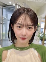 メゾンアクア 表参道(Maison ACQUA)&nbsp;切りっぱなしボブレイヤーボブ似合わせ小顔前髪縮毛矯正/表参道