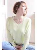 【SHARE】☆透け感のあるフレッシュショートボブ☆