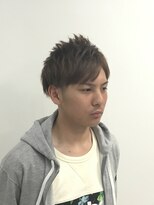 レオンOK&nbsp;ツーブロックマッシュベース束感ショート