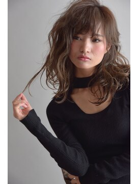 ミエル ヘア 新宿(miel hair) 【mielhair新宿】ふるふわセミロング