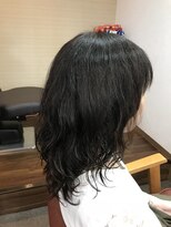 ちいさな美容室 庵(an)&nbsp;揺れ動くルーズウェーブ スタイル☆