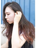 シェリッシュ ノース(Sheriche North)&nbsp;エアリーロング×オレンジグラデーション