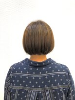 クオリス 上福岡店(QUALIS)&nbsp;艶カラー/白髪染め/ショートボブ/襟足スッキリ/小顔ショート