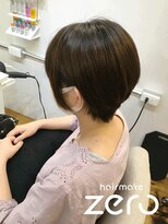 ヘアメイクゼロ 坂戸駅前店(hairmake zero) 似合わせショートボブスタイル