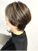 白髪をおしゃれに染めたい♪白髪をぼかすハイライト