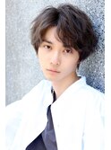 大人ショート センターパート スパイラルパーマ 簡単セット