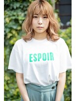 たさわ堂&nbsp;ハイトーン◆ベージュ◆ふんわりセミディ