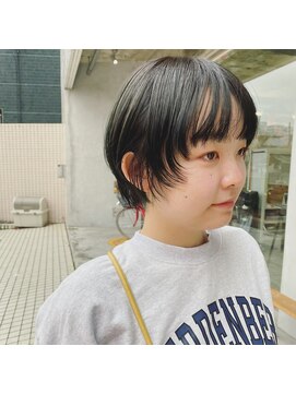 イン(in.) モスグリーンショートマッシュ