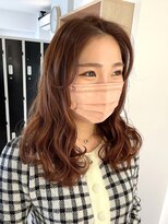 ミーナ バイ アーバン(Meena by urban.)&nbsp;【ANNEXハザマ】ナチュラルオレンジベージュ×こなれミディ