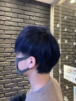 リベア トウキョウ 東大島店(Rever Tokyo) Blue hair［東大島／東大島駅］ メンズスタイル