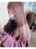 ほんのりピンクなペールパープル