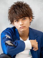 オースティン 流山おおたかの森(AUSTIN)&nbsp;ツイストパーマ七三オールバックマッシュウルフスリークショート