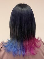 フィッティ 横須賀中央店(fiti) インナーカラー×ブルー×ピンク