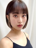 アフロートリノ(AFLOAT Leino)&nbsp;【修】20代30代40代◎透明感カラー×韓国切りぱなしボブ