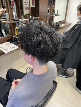 オムヘアー (HOMME HAIR) 【HOMME HAIR 佐藤】 ツイストスパイラルパーマ スタイル