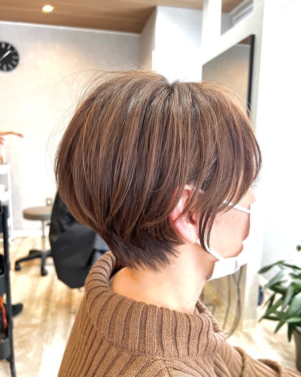 カット+シャンプー　\4,000