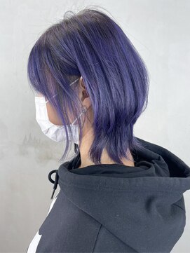 アルバム 銀座(ALBUM GINZA) ウルフブルーラベンダー_マチルダボブ_ba460112