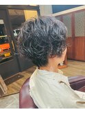 ショート×パーマ