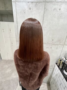 ネウィ 池袋(newi) ナチュラルピンクベージュカラー　【担当　江口健太】