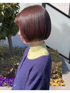 トリート 南行徳本店(TREAT) ミニボブ×ピンクラベンダー/南行徳