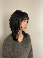 韓国アイドル風ハッシュカット