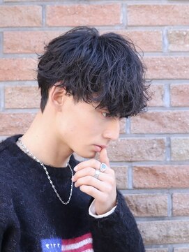 アーリー(Ali'i) ソフトツイストパーマ束感ショート刈り上げツーブロックマッシュ