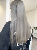 ミルクティーベージュダブルカラーケアブリーチインナーカラー
