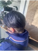 刈り上げネイビー