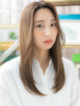 カバーヘア イヴ 戸頭店(COVER HAIR EVE) かきあげ前髪抜け感ヘア流れるレイヤーロングh3戸頭20代30代40代