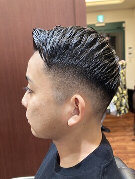 ブロートーキョー(BroTokyo) MEN’Sミドルスキンフェードbarberメンズカット　床屋/メンズ