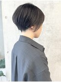 ツーブロ刈り上げショート