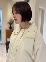 ヤイエ 青山店(yiye)&nbsp;大人ボブ大人ショートボブ切りっぱなしボブ前髪あり前下がりボブ