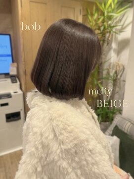 バイオレット 表参道店(Violet) ワンカラーで作るブラウンベージュ/透け感カラーマロンベージュA
