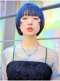 ブルーカラー/デザインカラー/ブリーチ/オンブレ/鎌倉