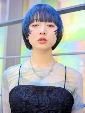 ハーバーズ バイ エムスラッシュ 鎌倉由比ヶ浜(Harbors by M.SLASH) ブルーカラー/デザインカラー/ブリーチ/オンブレ/鎌倉