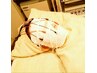 小顔フェイシャル+美容液導入+至福のもみほぐし付