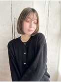 20代30代40代　重め清楚系外国人透明感小顔ボブ＃966