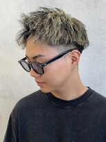 ルースト 西院店(ROOST)&nbsp;金メッシュ×アップバング