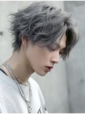 xメンズバレイヤージュ/ホワイトグレージュ/レイヤーカット