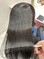 ザトエル 栄(THE TOEL)&nbsp;濃いめブルーブラック髪質改善カラー