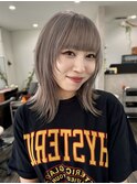 ミルクティーグレージュブリーチハイトーン