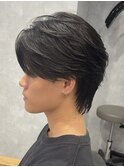 センターパート/ニュアンスパーマ