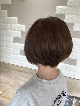 ヘアーズファイン(hair's fine) ◎簡単スタイリング！30代前下がりショートボブ