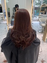 ロンドルピナス 小倉(Lond Lupinus) ミディアムヘア暗めカラー/デザインカラー/フェイスフレーミング