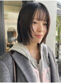 レイヤーボブ×ナチュラルカラー