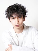 トゥルークリエイション 渋谷(True Creation SHIBUYA)&nbsp;ツーブロックマッシュツイストスパイラルパーマ無造作波巻き王道