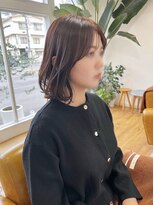 コムヘアー(COM HAIR)&nbsp;ナチュラルボブ。ナチュラルブラウン。